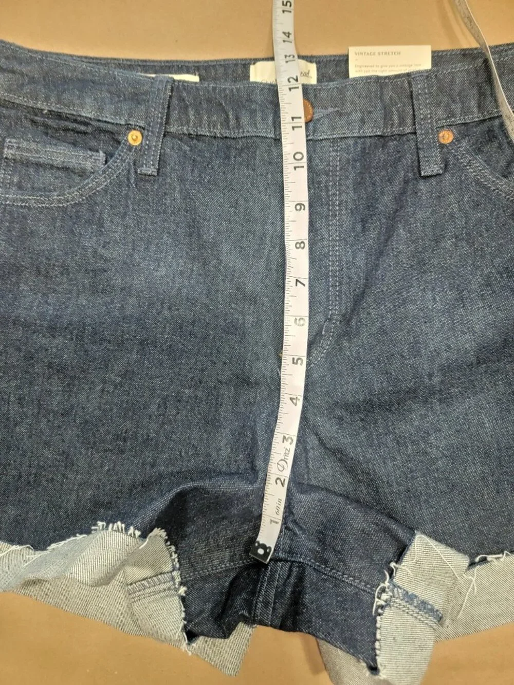 Universal Thread Size 12 Vintage Stretch Mini Shorts, Denim, NEW with Tag